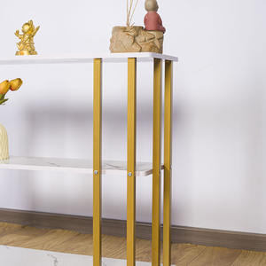 Juego de sala de estar con tablero de roca Mesa de centro Sofá Borde Pequeño Gabinete lateral Mesa de esquina - Product Image 3