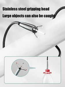 Attrezzo per Disotturazione Scarichi <span class=keywords><strong>Cucina</strong></span>, Sblocco Capelli e Impurità, Spirale a Molla per <span class=keywords><strong>Tubi</strong></span> in Acciaio Inossidabile e Plastica - Product Image 2