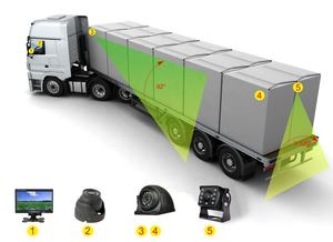 AHD Dual Lensa Perekam Kamera Mobil Full HD 1080P Dash Cam - Product Image 3