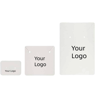 Carte d'emballage personnalisée en carton pour bijoux, présentoir imprimé pour colliers et boucles d'oreilles avec logo