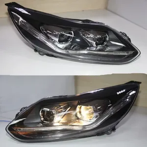 For Ford Focus 3 LED Strip Head Lights Front Lamp 2012 to 2014 Year PWV2