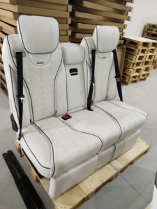 Intérieurs de van de luxe personnalisés amélioration des sièges canapé 3 places pour MINI BUS MPV camping-car canapé-lit banquette - Product Image 4