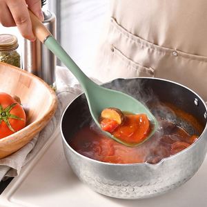 Espátula de Cocina Ecológica de Silicona+Nylon, Apta para Lavavajillas, Antiadherente, con Ranuras, para Cocinar - Product Image 3