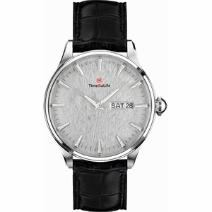 Reloj de Pulsera Personalizado OEM para Hombre, 41 mm, Esfera con Patrón Grabado, Fecha, Semana, Reloj Automático, Caja de Acero Inoxidable 316L Plateado de Primera Calidad - Product Image 4