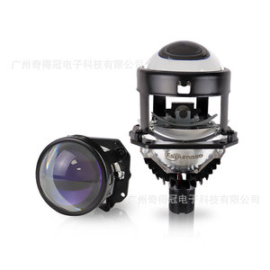 K112 <b>Projector</b> Headlights High Power Led Automotive Dual Beam With Blue Film Ip67 Waterproof For Car <b>Lighting</b> - Product Image 2