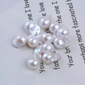 Perlas Barrocas Pequeñas Blancas de Agua Dulce Natural de 11-12 mm, Perlas Sueltas para Hacer Aretes y Broches - Product Image 3