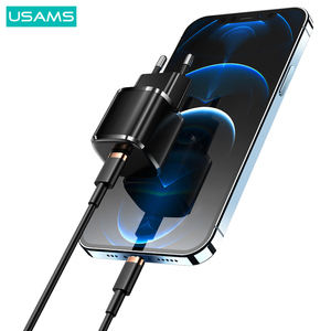 Para usams CC124 T36 <span class=keywords><strong>20W</strong></span> Super Si PD Fast 1C Cargador adecuado para Apple <span class=keywords><strong>iPhone</strong></span> Adaptador de carga <span class=keywords><strong>Cabezal</strong></span> de carga - Product Image 4