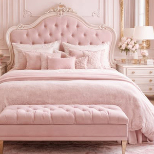 Letto a castello da sogno per principesse, design unico per abbinare alle camere dei bambini, letto a castello colorato in stile europeo per camerette da bambina, personalizzabile. - Product Image 6