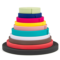 Sangle en nylon enduite imperméable en plastique de PVC de couleur faite sur commande à haute résistance de taille pour votre application créative