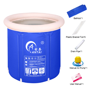 Commercio all'ingrosso Colorato e Moderno PVC <span class=keywords><strong>Pieghevole</strong></span> Gonfiabile di Plastica Portatile Profondo Del Bambino Vasca Da Bagno - Product Image 5