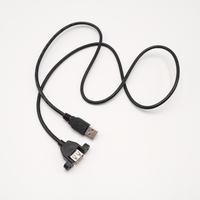USB 3,0 Tipo a Conector de enchufe de contacto macho a hembra Flash Gold PCB Soldadura para conectores de cable y cableado