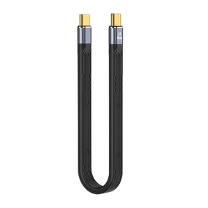 10Gbps USB 3.1ชนิด C อะแดปเตอร์ตัวผู้และสายชาร์จข้อมูล FPC แบนบางเฉียบป้องกัน <span class=keywords><strong>OTP</strong></span> สำหรับแล็ปท็อปและโทรศัพท์ DC เอาต์พุต - Product Image 5