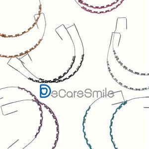 Modieuze beugels voor tanden, decoratieve beugels, orthodontische beugels, kleurrijke beugels voor volwassenen en tieners - Product Image 1