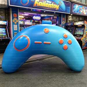 Manette de jeu gonflable <span class=keywords><strong>géante</strong></span> LED de 3 m, modèle personnalisé avec logo, manette de jeu gonflable pour événement de jeu/décoration d'exposition/fête/festival - Product Image 1