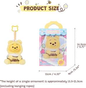 Figurine en vinyle de collection Miniso <span class=keywords><strong>Mickey</strong></span> Mouse du Japon, boîte mystère aléatoire, adorable jouet en peluche à suspendre pour enfants, décoration d'intérieur, cadeau d'anniversaire - Product Image 4