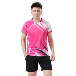 Maglia traspirante personalizzata da ping pong gonna da pallavolo uniforme nazionale di Badminton e Set corto per gli uomini delle donne - Product Image 3