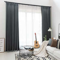 Innermor Rideaux occultants solides Cuisine douce et confortable Design turc pour cuisine Chambre ou salon