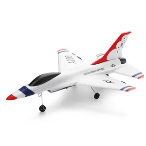 2020 Kedatangan Baru 2.4G 2CH F16 Thunderbirds EPP Model Pesawat Terbang Pesawat Glider dengan Mainan Pesawat Kontrol Kawat