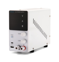 Alimentation électrique AC/DC réglable avec bouton d'encodage, CV CC, commutation automatique, USB Type C, sortie unique, boîtier métallique pour réparation