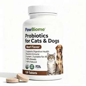 Suplemento Probiótico OEM para Perros, Masticable Suave, para Perros y Gatos, Apoyo Inmunológico, Articulaciones, Piel, Pelaje, Salud Digestiva, Absorción Rápida, Suplemento para Mascotas - Product Image 1