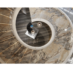 Popular Natural Deep Blue Quartzite Exotic Imperial Blue <span class=keywords><strong>Roma</strong></span> Impresión Losa de cuarcita para Interior Villa Cocina diseñada - Product Image 6