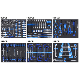 Kit complet d'outils mécaniques 526 Plus 240 pièces, établi pour atelier de réparation automobile - Product Image 3