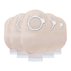 OEM deux pièces opaques haute barrière sacs de stomie pour colostomie sac de stomie pour les soins de la stomie par iléostomie - Product Image 1