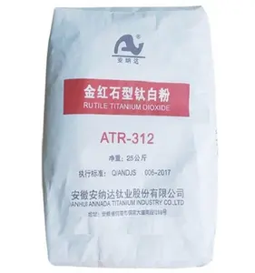 Rutilo Dióxido de Titânio Tio2 Annada ATR 312 Pigmento Branco para Revestimento de Tintas e Masterbatch