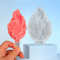 Outils de moule à gâteau pour crème glacée et mousse-Pitaya Silicone Popsicle Maker Mold