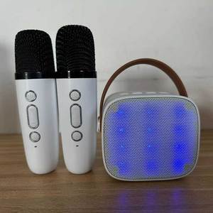 Mới xách tay Microphone mini Karaoke Loa <span class=keywords><strong>Bluetooth</strong></span> ngoài trời với ánh sáng Sản xuất tại Trung Quốc - Product Image 5