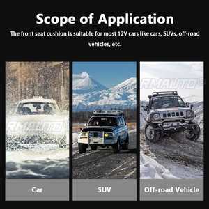 Cojín Calefactor Doble para Asiento de Coche de 12V, Calentador de Asiento de Algodón para Invierno, Funda Calefactora Eléctrica para el Hogar, Alfombrilla Calefactora para Coche - Product Image 2