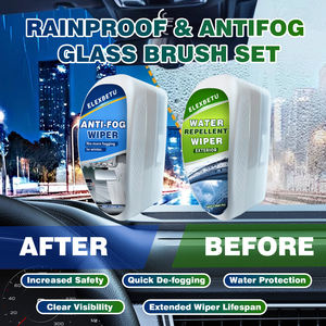 Kit de nettoyage de pare-brise automobile professionnel, traitement anti-buée hydrophobe, brosse en plastique, aucun diluant requis pour un résultat ultime - Product Image 2