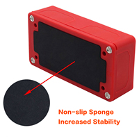 Boîte de distribution de puissance Amomd 48V 300A M8 Post Heavy Duty rouge avec bornes à 4 goujons pour voiture, camping-car, camion, bateau, véhicule
