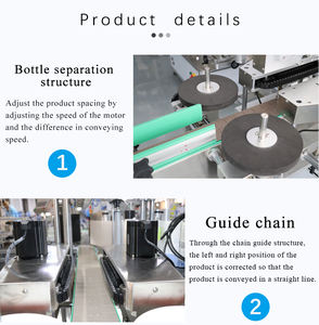 <span class=keywords><strong>Fineco</strong></span> FK911 adhésif double face automatique double face ronde/plate étiqueteuse double face - Product Image 4