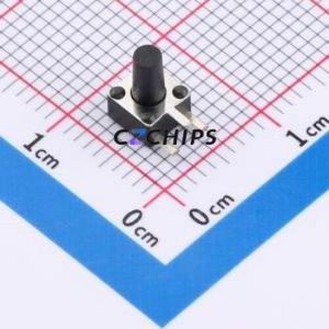 K2-1109DE-H4SW-04 Tactile Switch Through hole Component (THT) Switch 2.5N Right Angle Insert 4.5mm 4.5mm - Product Image 1