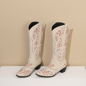 BUSY GIRL XY4822 <span class=keywords><strong>Botas</strong></span> de vaquero para mujer <span class=keywords><strong>Botas</strong></span> Country sapatos femininos Festival de música <span class=keywords><strong>Botas</strong></span> hasta la rodilla <span class=keywords><strong>Botas</strong></span> occidentales - Product Image 1