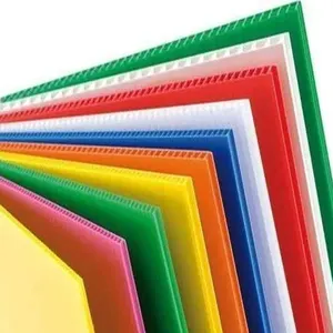 5mm Pp Plástico Cartón corrugado Material de polipropileno Color Hueco Correx Hoja Corflute Corrug
