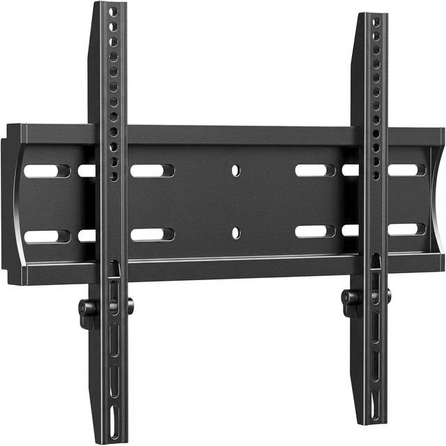 Fixed Low Profile Metal TV Wall Mount for 24-65 Inch LED/LCD Flat/Curved TVs Max VESA 400x400mm 99Lbs 16" Stud