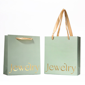 Boîte d'emballage pour bijoux rectangulaire 16x18x7cm en carton, sac cadeau avec impression de logo pour le rangement des bijoux - Product Image 4