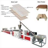 Ligne de production de machine d'extrusion de profilés de fenêtres et de portes en PVC UPVC, machine à double vis conique pour la construction