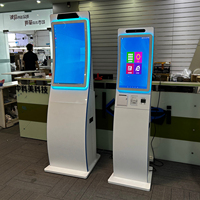 Terminal de Pago con Pantalla Táctil Curva de 23.6 Pulgadas y 32 Pulgadas, Kiosco de Impresión Automática con Terminal de Pago, Kiosco de Pago de Autoservicio