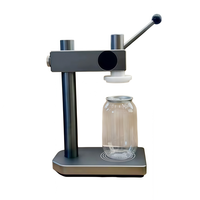 Machine de scellage manuelle portable pour bouteilles de boissons et bouteilles PET avec scelleuse de couvercles en aluminium, presse pour canettes de boisson