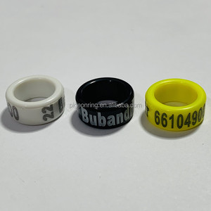 Üretici doğrudan satış yüksek kaliteli plastik fantezi güvercin halkaları 10mm 11mm 12mm güvercin halkaları tüm boyutları tüm renkler - Product Image 5