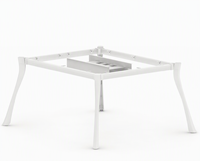 Cadre de table de bureau moderne en métal de Guangzhou pour poste de travail face à face, table de bureau pour 2 personnes
