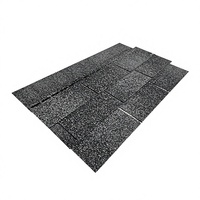 Genteng Aspal Modern Desain Cina 3-TAB, Genteng Metal Bitumen dengan Garansi 5 Tahun, Warna Sesuai Pesanan