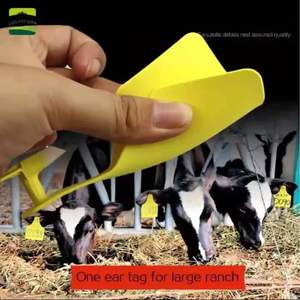 Étiquette d'oreille de bétail en TPU de style <span class=keywords><strong>t</strong></span>ête d'avion résistante à la traction et à la rupture en plastique durable - Product Image 3