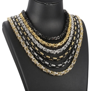 Vendita calda in <span class=keywords><strong>acciaio</strong></span> <span class=keywords><strong>chirurgico</strong></span> catena da uomo collana alla rinfusa per la creazione di gioielli - Product Image 1