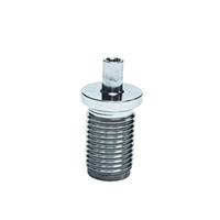 Pince à câble en laiton massif homologuée TUV GS avec kit de suspension pour câble aéronautique, finition nickel/chrome, filetage mâle, directement de l'usine