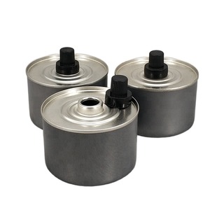 Kim loại tin container rỗng Gel chafing nhiên liệu có thể cho Methanol - Product Image 1