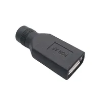 Convertidor USB a DC Hembra, 5V/12V DC5.5X2.1mm, Cable Adaptador con Conector F para Computadora Portátil, PC, Conector de Alimentación USB